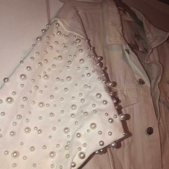 Bridal Style Sunset+Spring White Denim Jacket - Picture 2 of 4